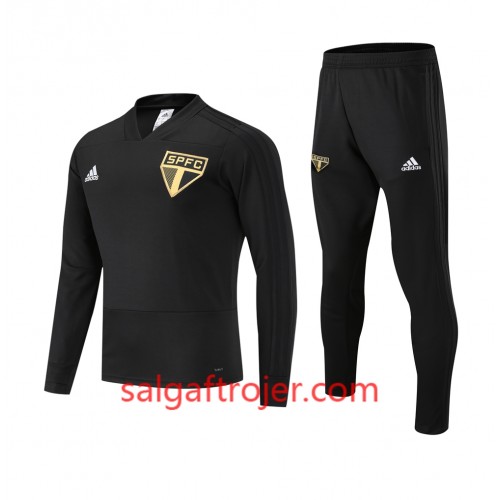 Sao Paulo Sweatshirt Dragt Sort 2018-2019 Sao Paulo Sweatshirt Dragt Sort 2018-2019